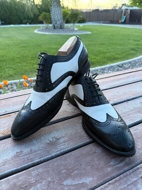 3DM Lifestyle Handcrafted Spectator Wingtip Oxfords